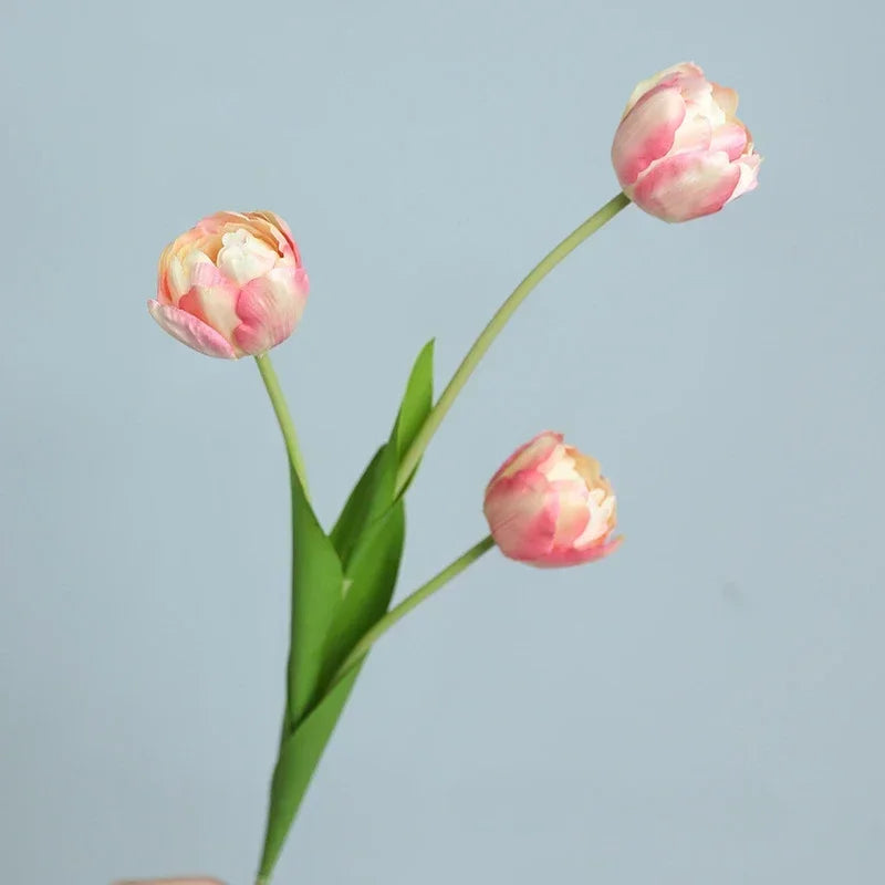 fleurs artificielles tulipes en soie décoratives pour toutes occasions - vue 13 sur 13