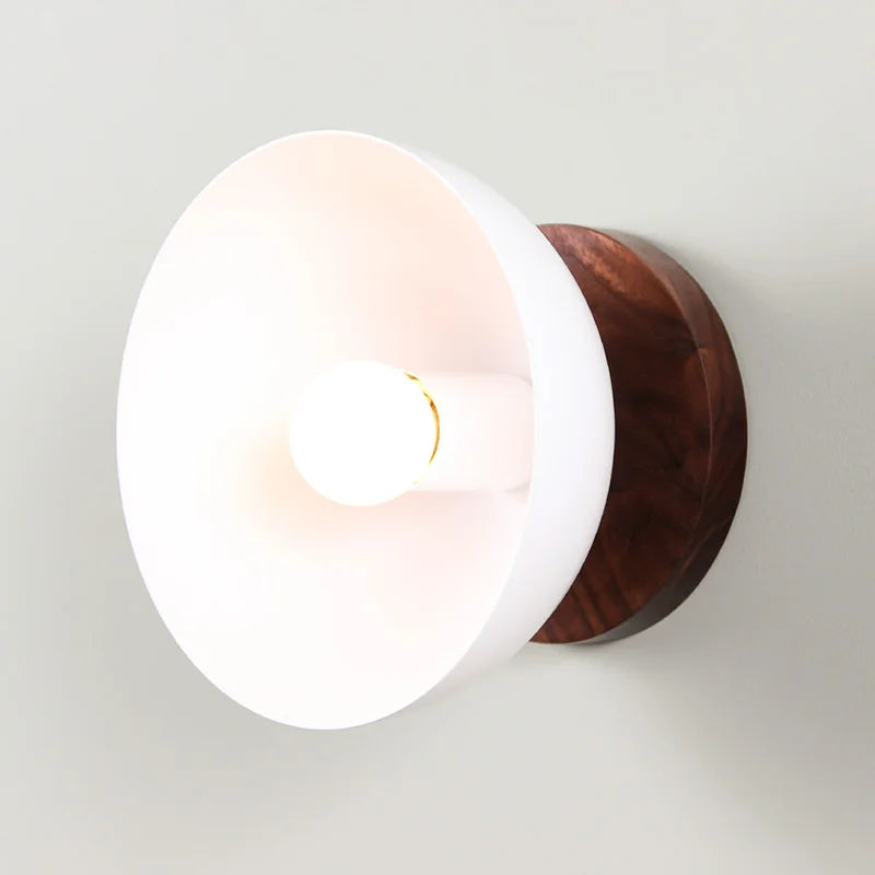 plafonnier en laiton nordique en bois massif design moderne pour décoration - vue 7 sur 8