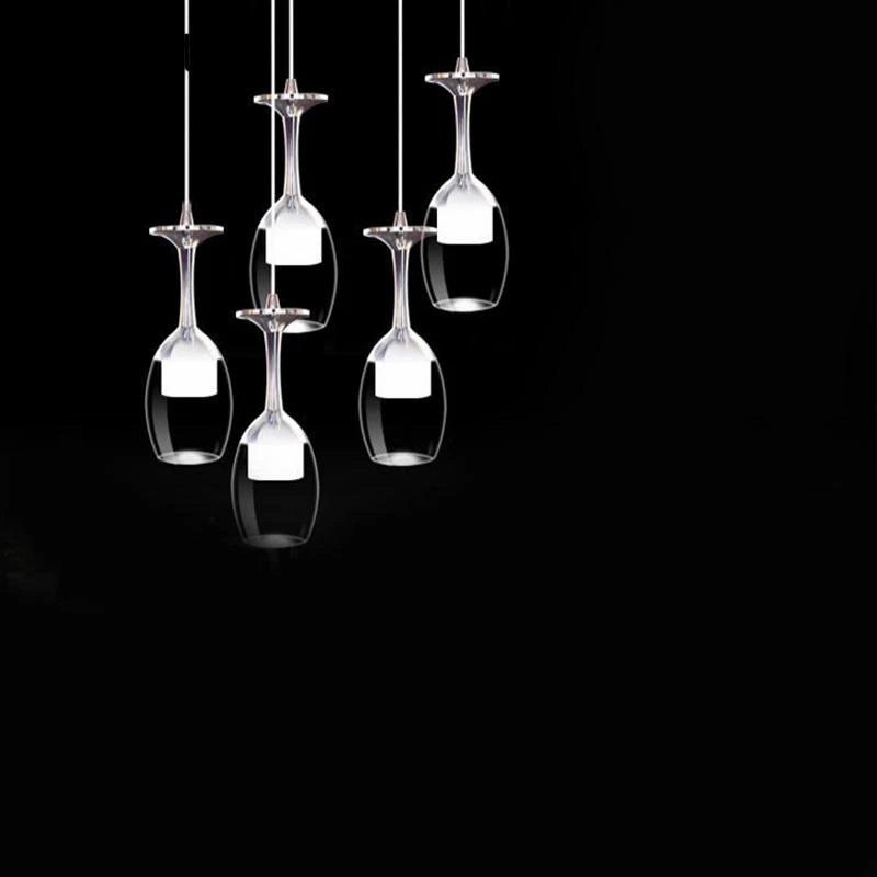 suspension moderne en acrylique pour décoration intérieure et ambiance industrielle - vue 7 sur 8