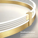 Moderne LED-Deckenleuchte aus Acryl für ein elegantes Interieur