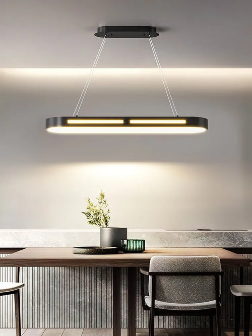 lustre moderne minimaliste led barre de lumière de luxe