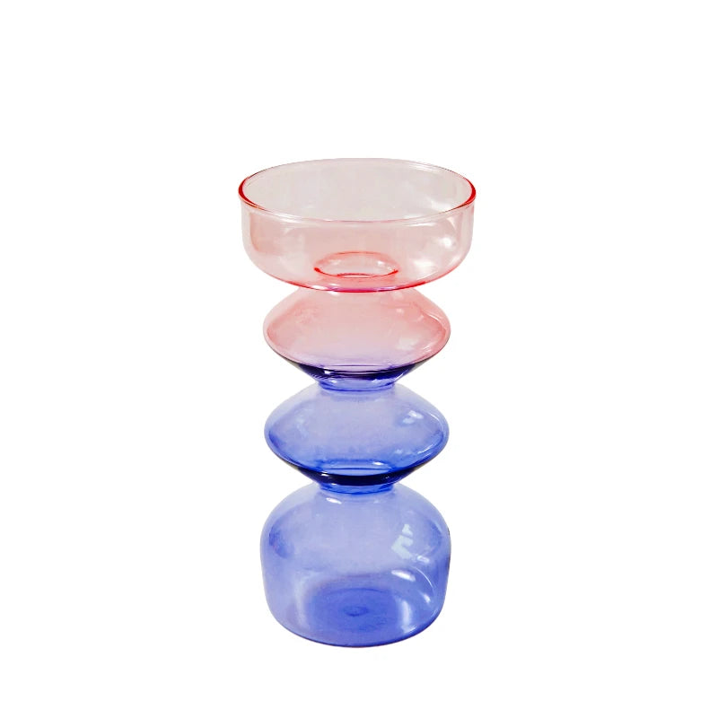 bougeoir en verre pour décorations de fête et mariage - vue 17 sur 16