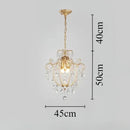 Kronleuchter LED retro aus Kristall für elegante Innendekoration