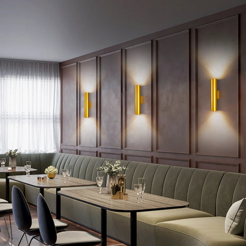 Moderne Wandleuchte für Wohnzimmer, Schlafzimmer, Flur, Hotel und Restaurant - vue 5 sur 9
