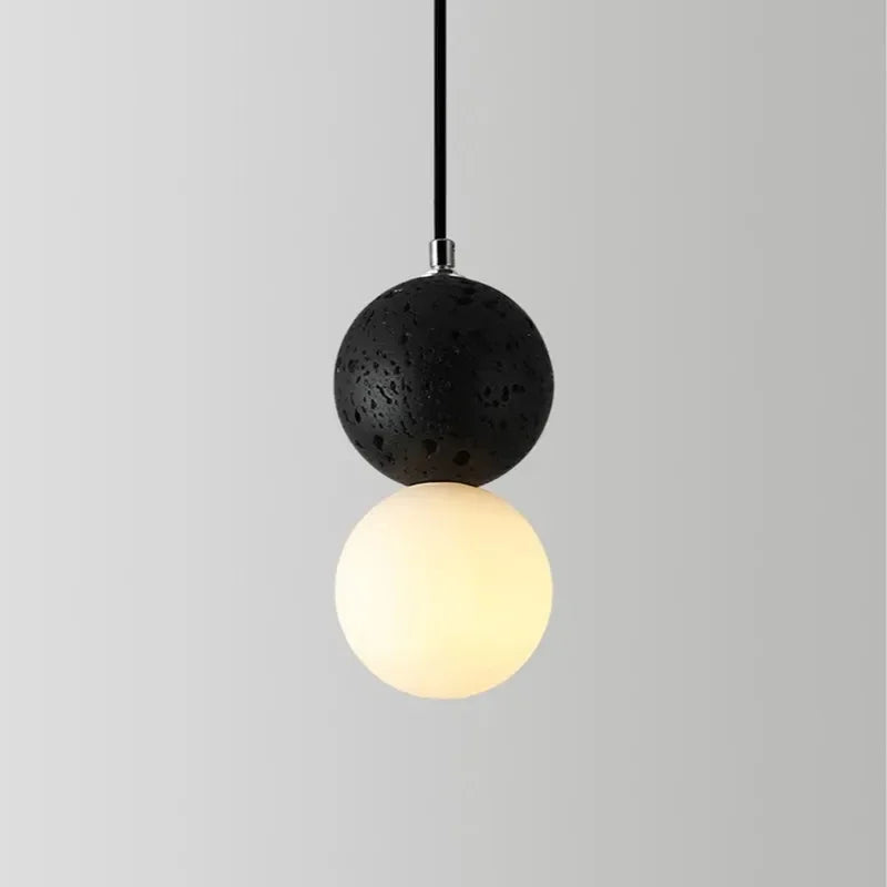 suspension moderne en terrazzo design nordique pour décoration intérieure - vue 9 sur 9