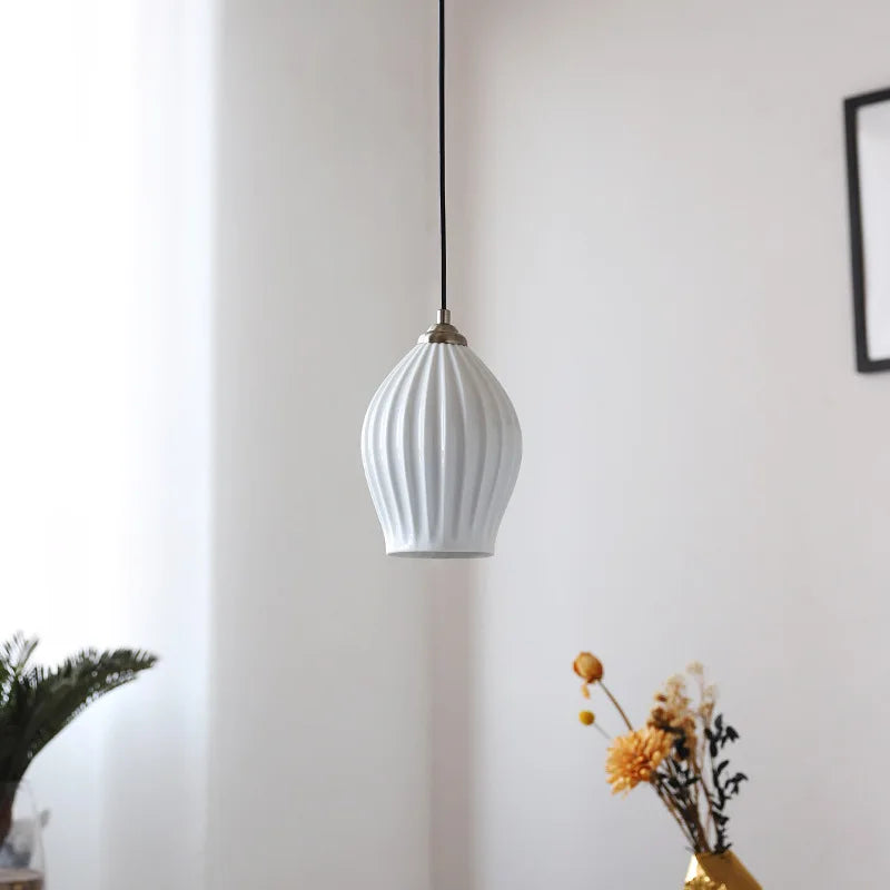 suspension en céramique design nordique créatif pour éclairage moderne - vue 5 sur 11