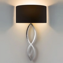 Wandleuchte Caserta Kreis Design aus Stoff für stilvolle Innendekoration