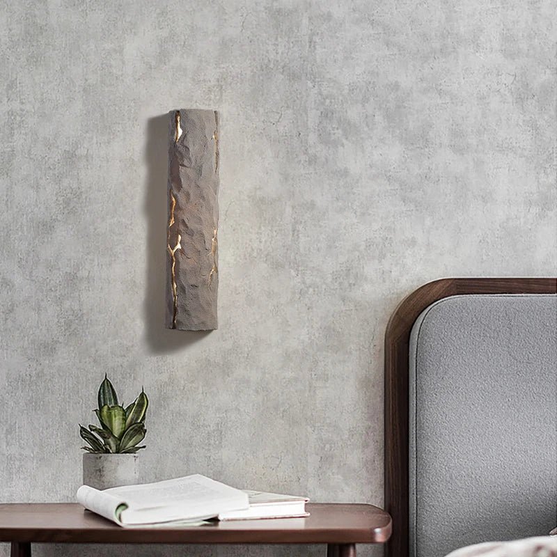 LED-Wandleuchte Design Baumstumpf nordischer Stil modern - vue 5 sur 10
