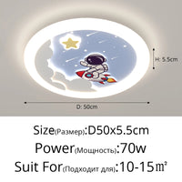 Plafonnier Astronaut für das Kinderzimmer, verspieltes und sicheres Design