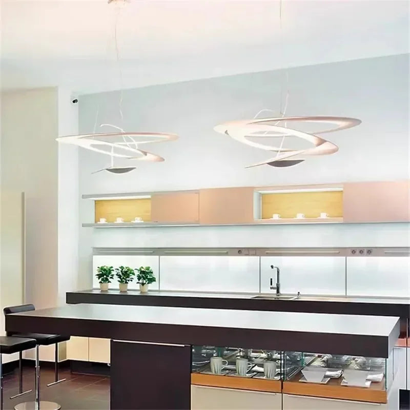 suspension design en métal pour un éclairage moderne - vue 7 sur 6