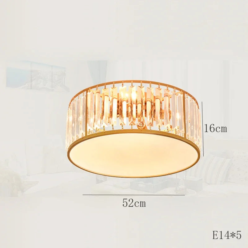 LED-Deckenleuchte aus Kristall für moderne Wohnraumgestaltung - vue 12 sur 12