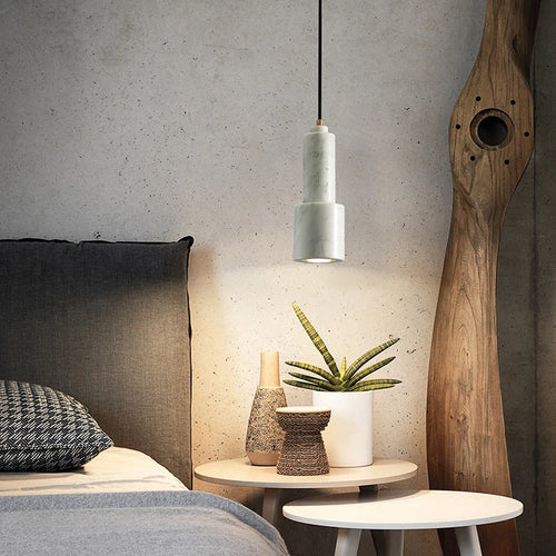 lampe de poche créative en forme de marbre pour décoration nordique led