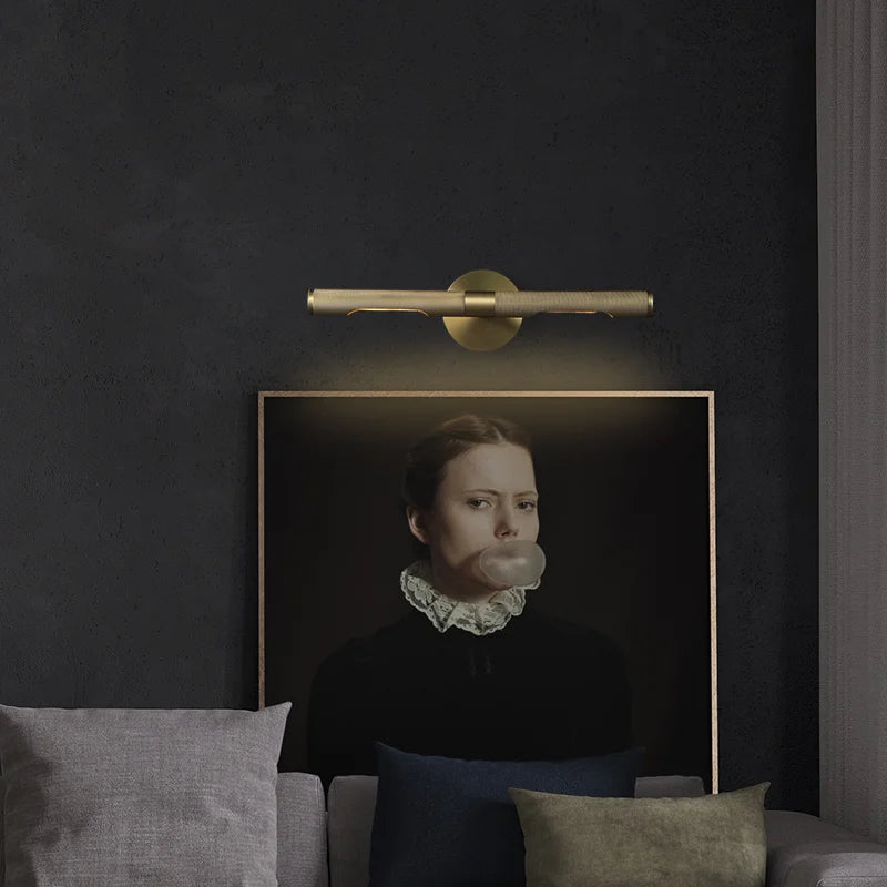 applique murale postmoderne cuivre rétro vanité luxe - vue 3 sur 7
