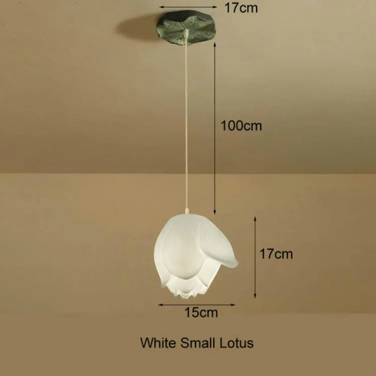 Retro-Pendelleuchte Lotusblume LED - vue 10 sur 22