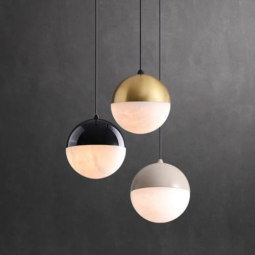 Moderne dekorative Pendelleuchte aus Marmor