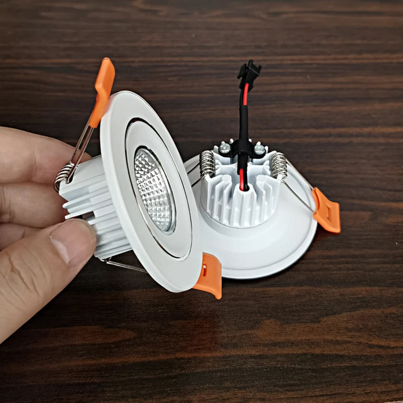 Mini-Einbauspot LED für Innenbereich mit Treiberset - vue 4 sur 8