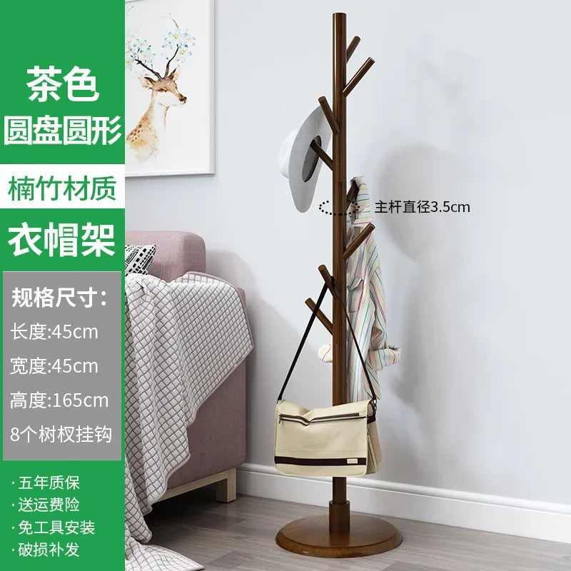 porte-manteau en bois massif design moderne et pratique - vue 11 sur 20