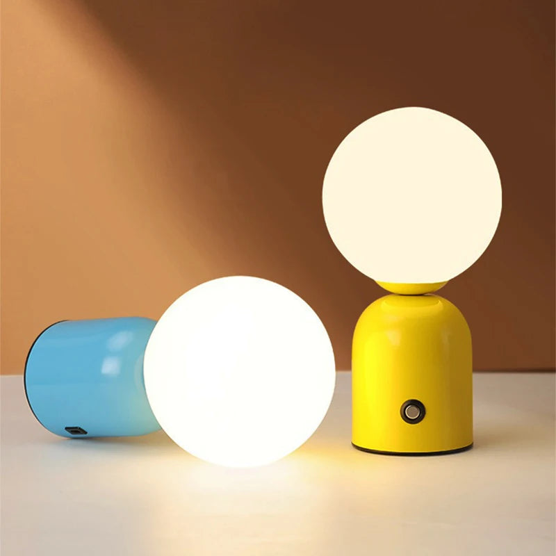 LED-Schreibtischlampe wiederaufladbar für dekorative Innenbeleuchtung - vue 3 sur 10