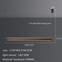 Moderne LED-Pendelleuchte für elegante Wohnraumdekoration