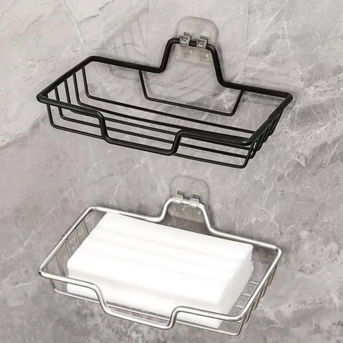 égouttoir à savon en acier inoxydable auto-adhésif pour rangement