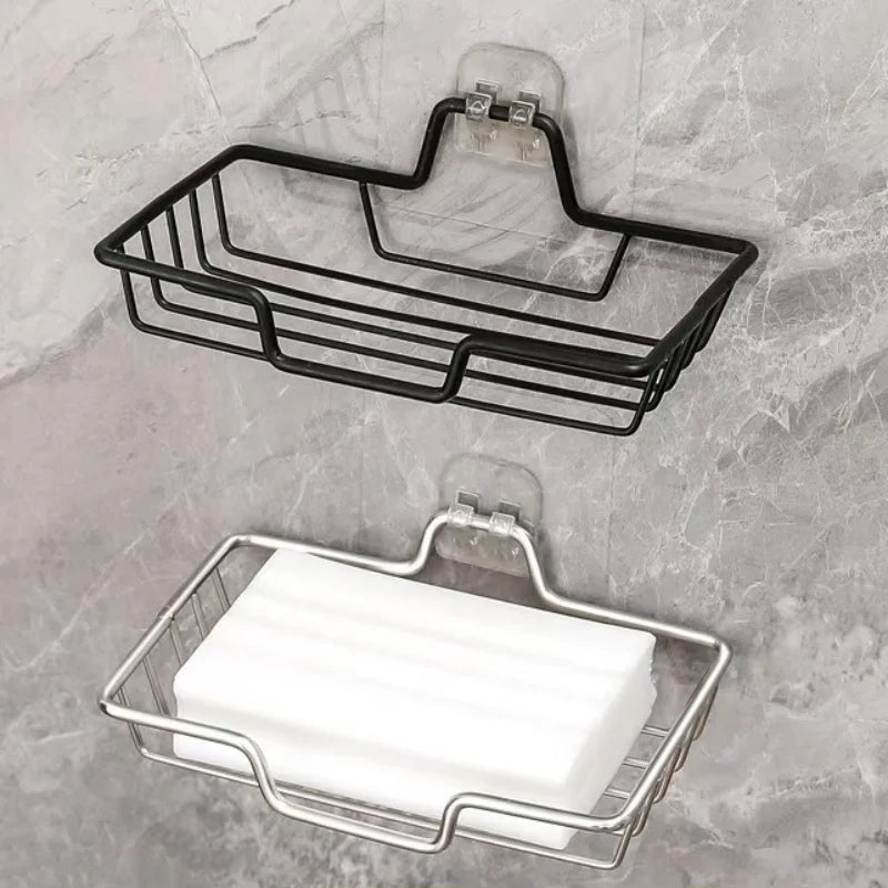 égouttoir à savon en acier inoxydable auto-adhésif pour rangement - vue 3 sur 9