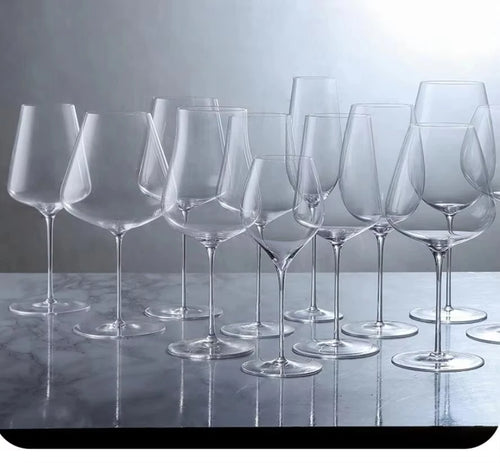 Verre a vin cristal extra fin bord bombe