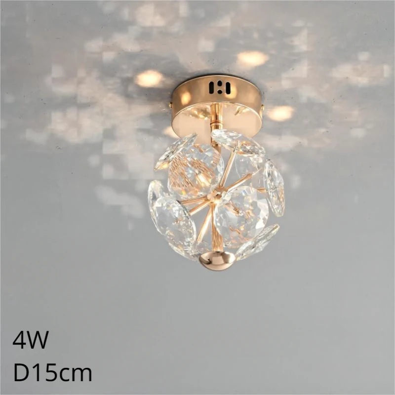 suspension moderne de luxe avec design en diamant lumineux