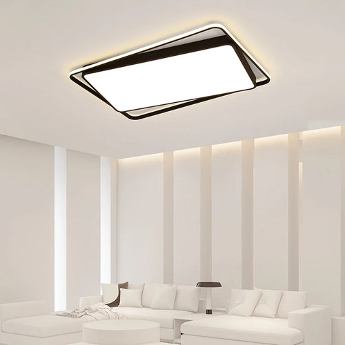 Minimalistische moderne LED-Deckenleuchte für Loft, Einbau - vue 2 sur 12