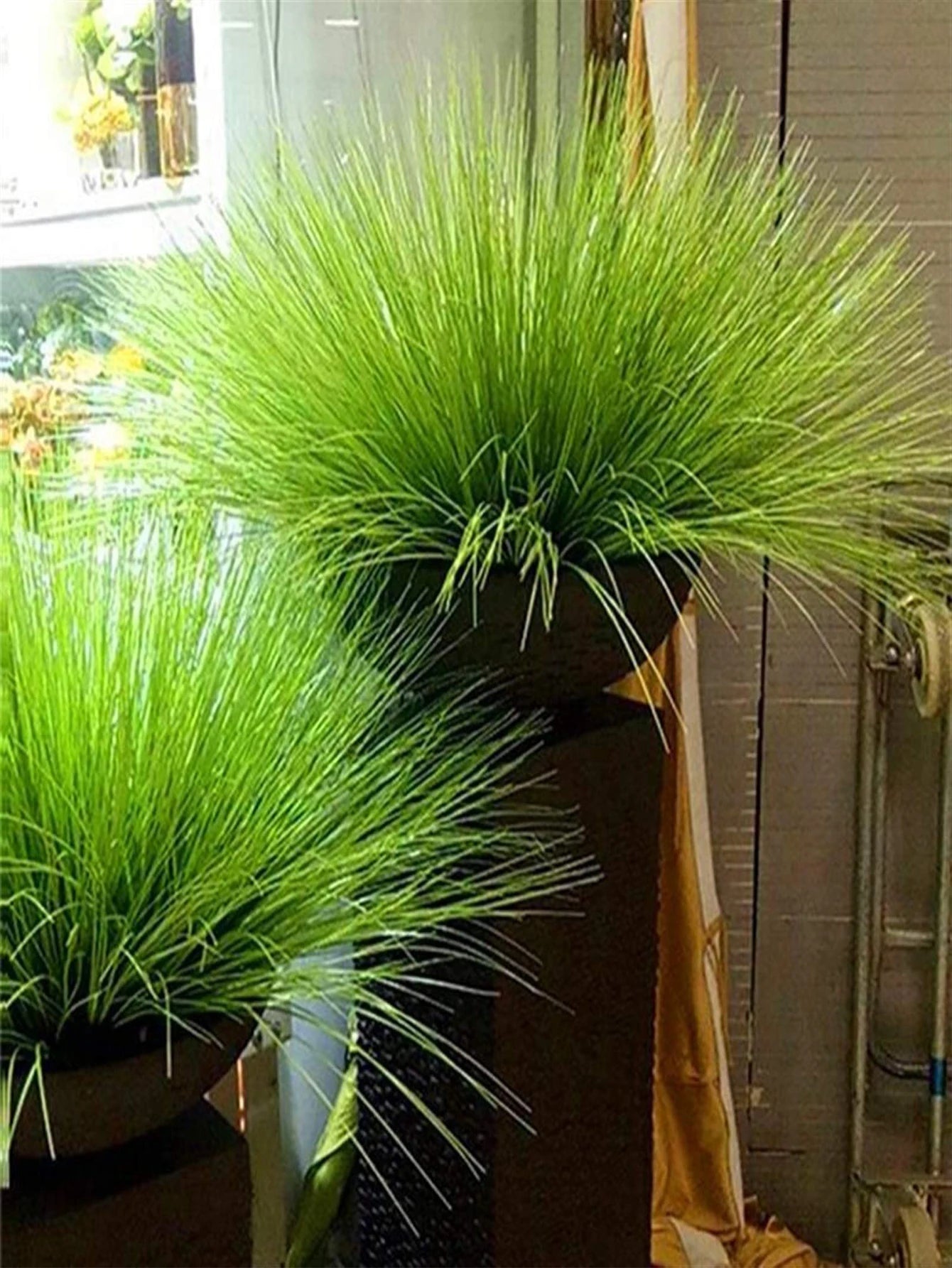 plantes artificielles herbe d'oignon pour mariage jardin décoration intérieure - vue 3 sur 7