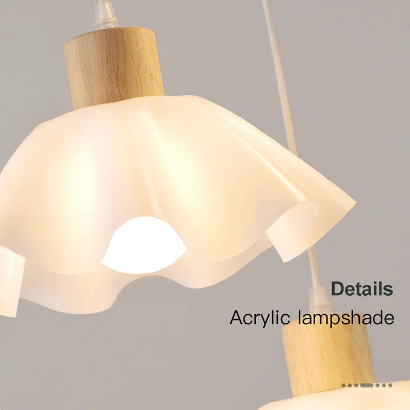 Kronleuchter aus Holz für eine moderne Einrichtung - vue 9 sur 9