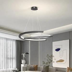 Moderner LED-Kronleuchter für eine stilvolle, helle Innendekoration
