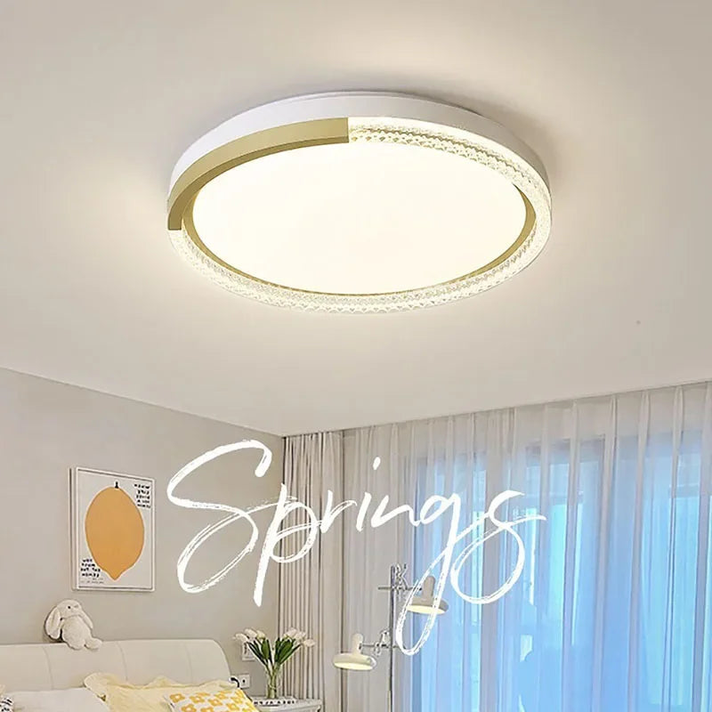 Plafonnier moderne à LEDs pour salon salle à manger chambre - vue 4 sur 8