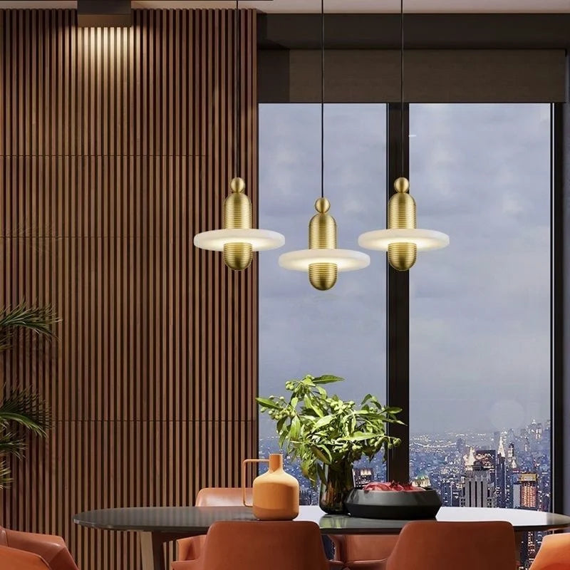 suspension en marbre naturel espagnol pour décoration élégante - vue 5 sur 14