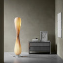 Bois lampadaire LED moderne rétro lumière debout gradation salon chambre luminaires en forme de spirale atmosphère Luminaire