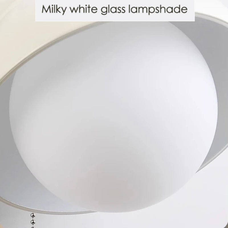 appliques murales en verre blanc style crème française pour intérieur élégant - vue 7 sur 6