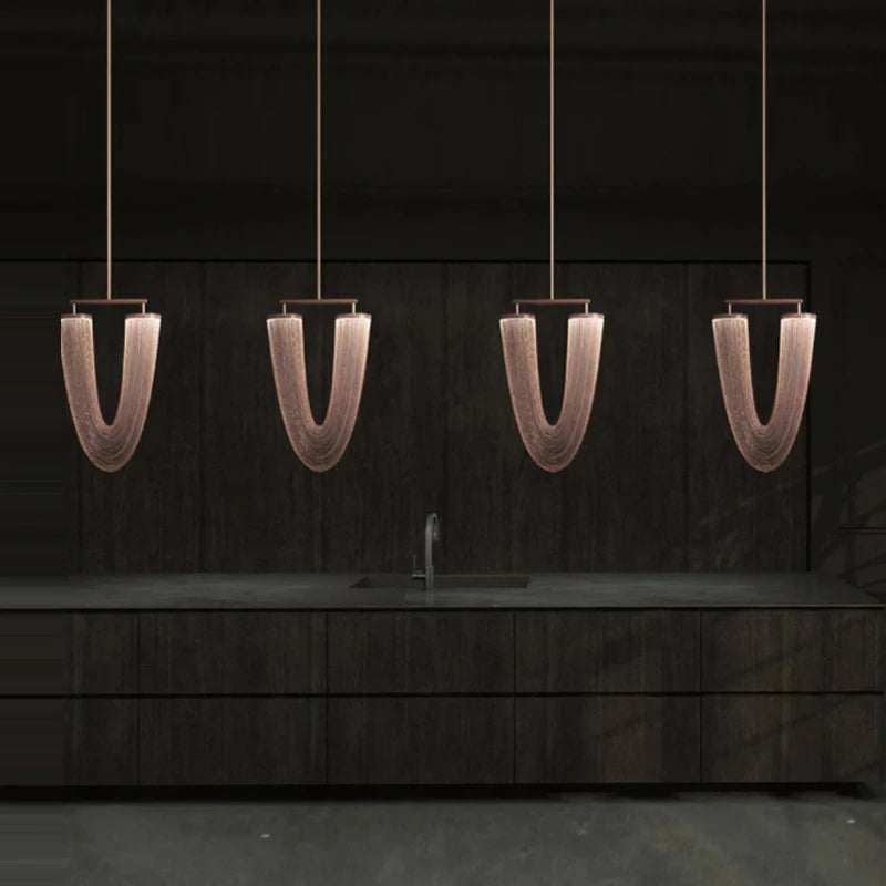 lustre vintage à led éclairage tendance 2022 suspension - vue 7 sur 21