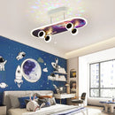 plafonnier créatif en forme de skateboard design moderne pour enfants