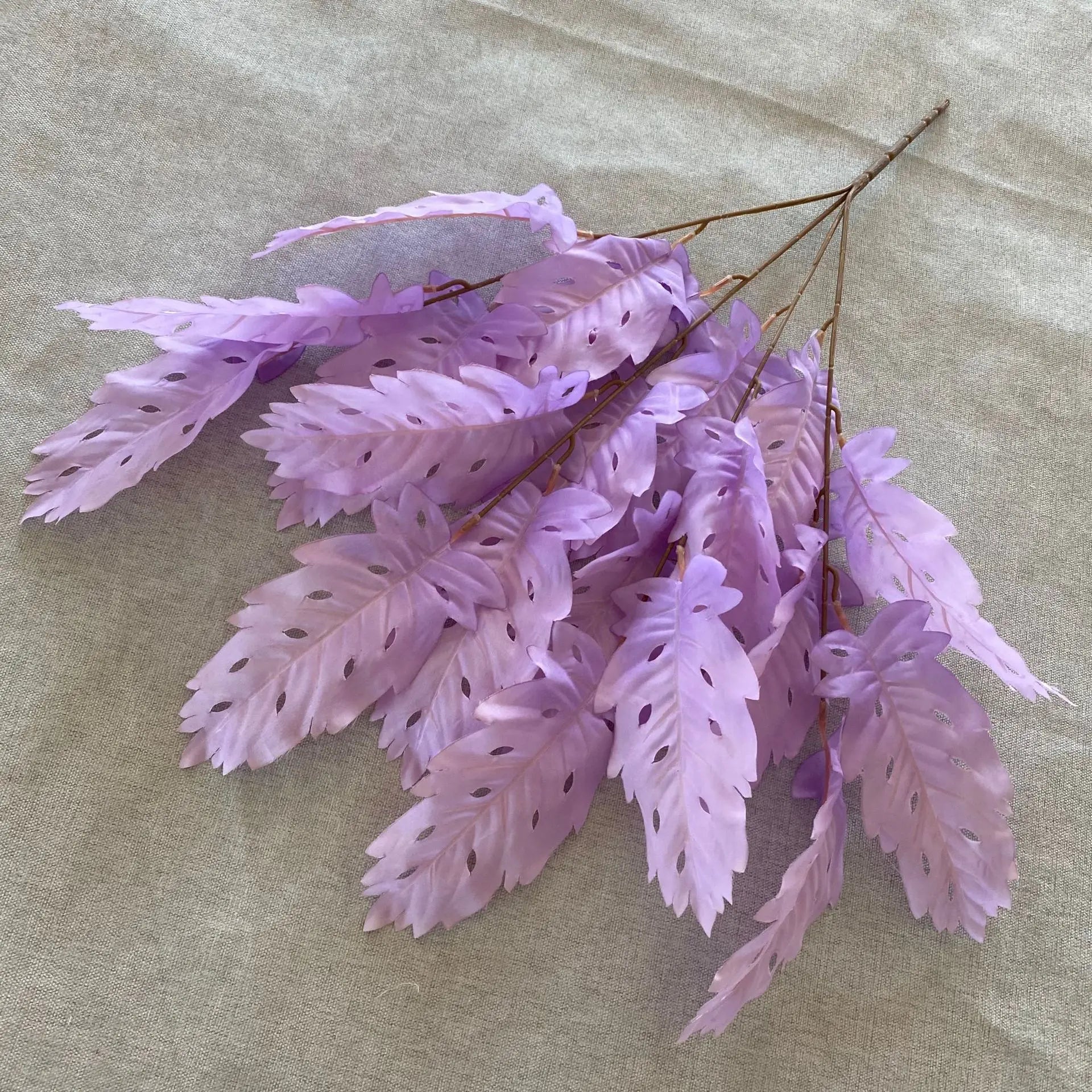 plantes artificielles feuilles de soie pour décoration florale - vue 9 sur 15