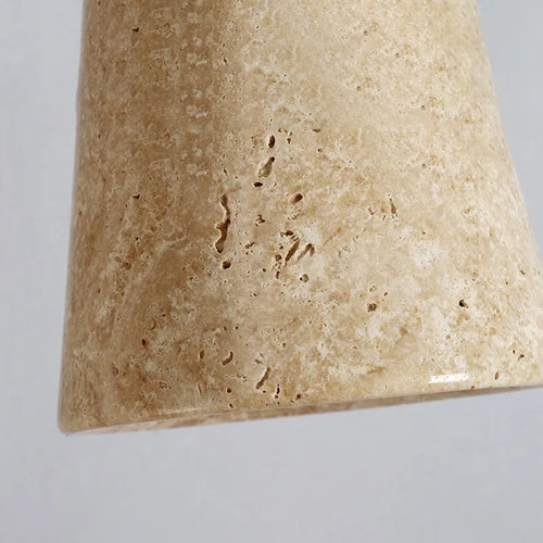 lustre en bois avec suspension et éclairage led - vue 6 sur 9