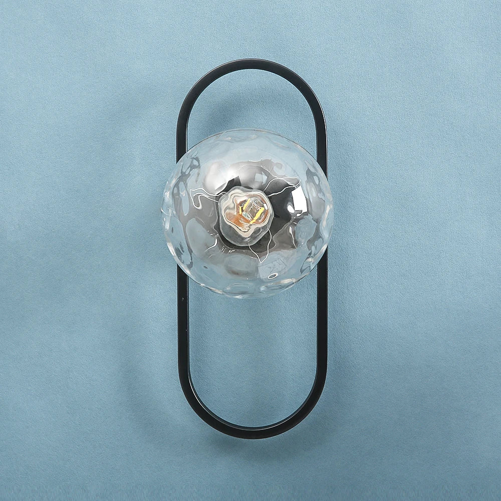 applique murale led en verre pour allée et arrière-plan d'hôtel - vue 5 sur 9