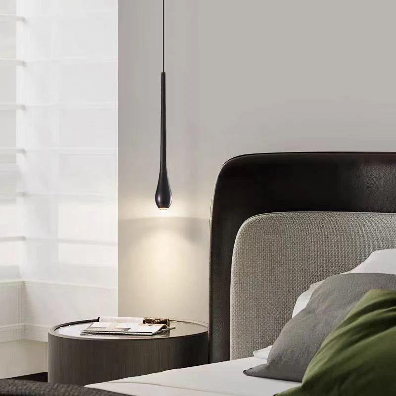 suspension moderne à led avec intensité variable en laiton et cuivre - vue 4 sur 8