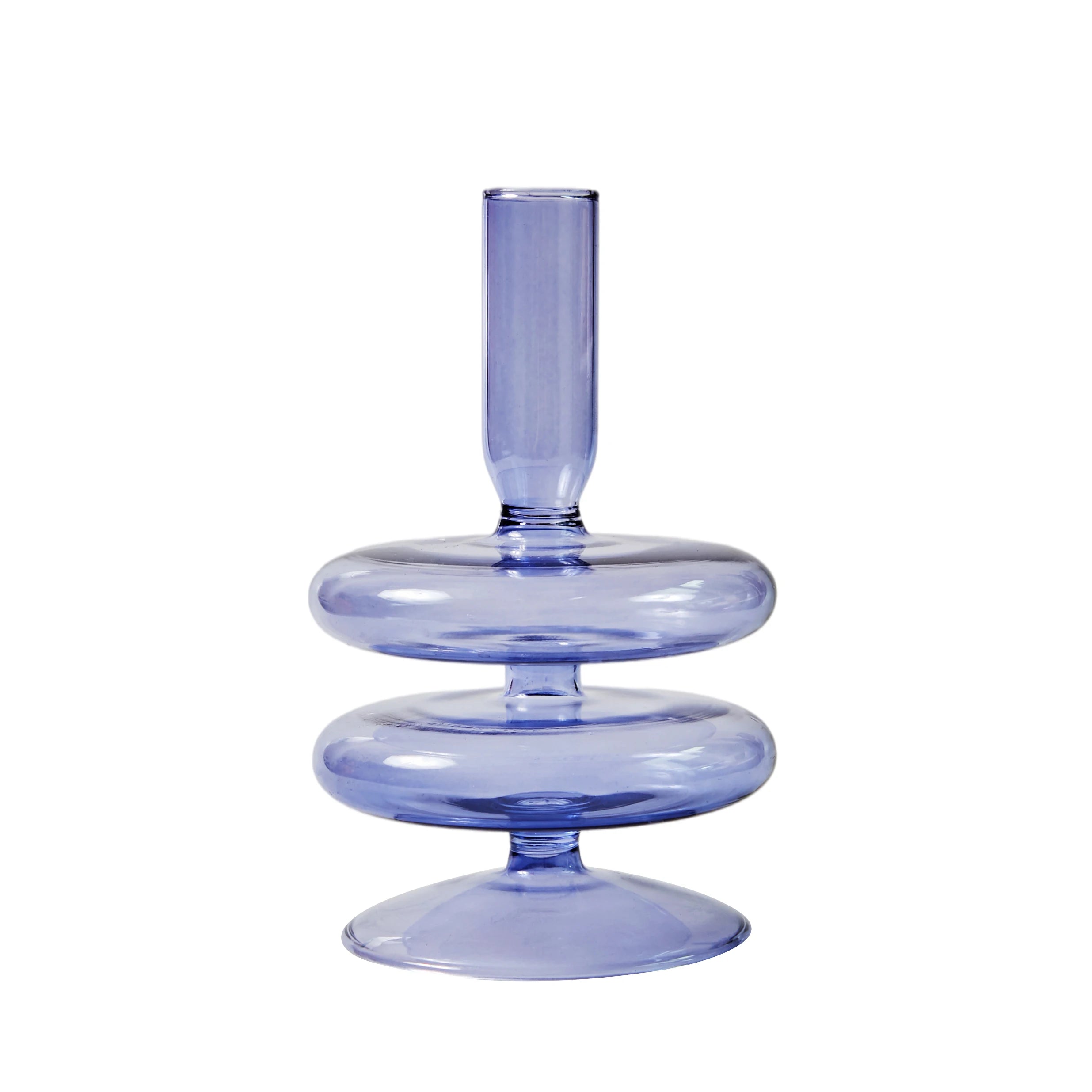 bougeoirs en verre pour décoration de mariage et cadeau Noël - vue 25 sur 24