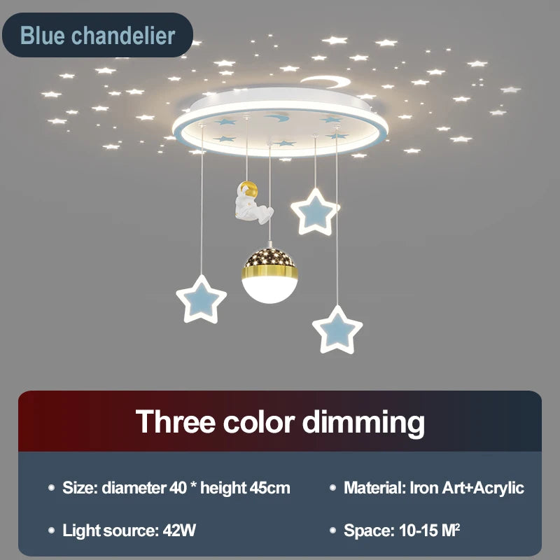 LED-Deckenleuchte in Sternform für das Kinderzimmer - vue 8 sur 9