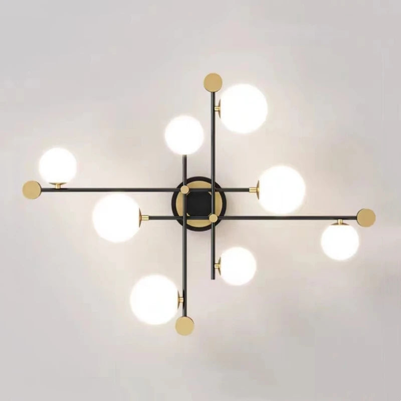 lustres led minimalistes pour éclairage intérieur moderne - vue 5 sur 7