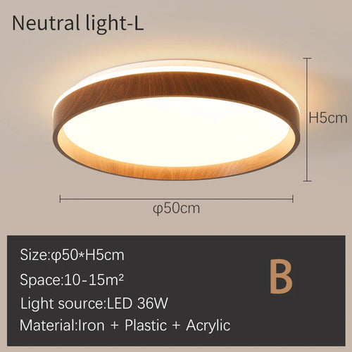 Moderne dimmbare LED-Deckenleuchte mit Mondmotiv - vue 16 sur 17