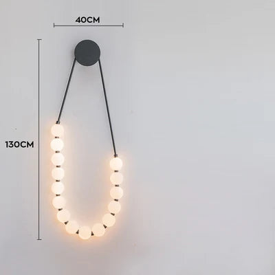 suspension design art deco en verre doré et chromé - vue 10 sur 13