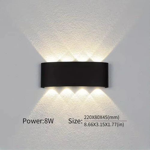 LED-Außenwandleuchte wasserdicht für moderne Beleuchtung - vue 7 sur 7