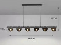 Lustre design en verre style nordique luminaire décoratif moderne