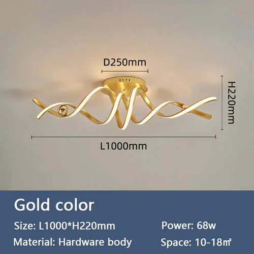 plafonnier led moderne pour intérieur élégant et design - vue 9 sur 10