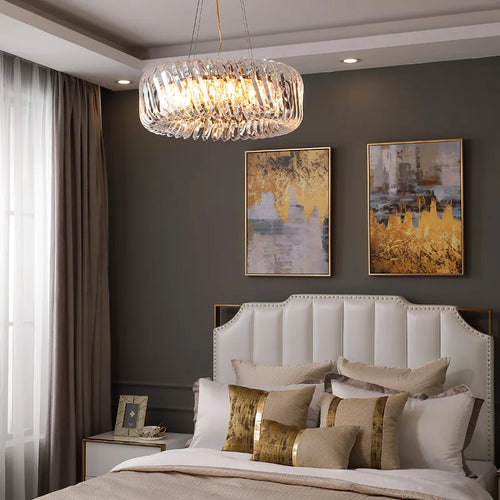 Kronleuchter aus Kristall für elegante und moderne Innendekoration - vue 3 sur 11